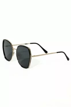 Fashion Nova Sensitive Contemplation Sunglasses - Black -Fashion Nova Sales 01 03 23Studio7 TH 13 44 43 82 MP26437AP Black 2574 JB