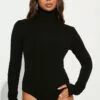 Fashion Nova Olivia Snatched Bodysuit - Black -Fashion Nova Sales 01 05 23Studio2 KJ DJ 11 00 32 10 BC0269 Black R 9652 EH