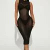 Fashion Nova Amaya Mesh Midi Dress - Black -Fashion Nova Sales 01 09 23Studio2 KJ RL 15 10 40 22 HD13203 Black P 11698 SG