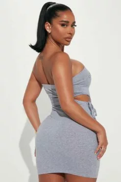 Fashion Nova Ride To Be Free Mini Tube Dress - Heather Grey -Fashion Nova Sales 01 10 23Studio1 KF CG 13 10 30 23 D27817 HeatherGrey P 32662 JB