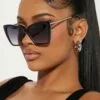 Fashion Nova Fascinating Rage Sunglasses - Black/combo -Fashion Nova Sales 01 20 23Studio1 ID MR 15 00 01 51 MP2008AP Blackcombo R 2208 SG