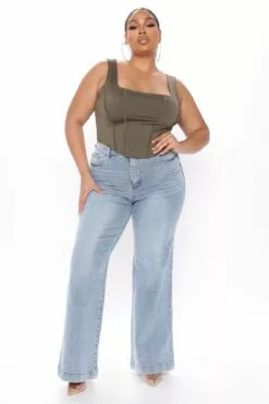 Fashion Nova Won't Take The Blame Crop Top - Olive -Fashion Nova Sales 01 22 21Studio3 EF TB 13 27 21 40 34523 Olive PLUS 0530 WG