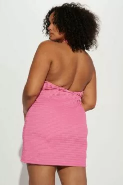 Fashion Nova Camilla Textured Mini Dress - Pink -Fashion Nova Sales 01 23 23Studio5 RT AJ 11 53 39 29 32688SK Pink 0663 PLUS ES
