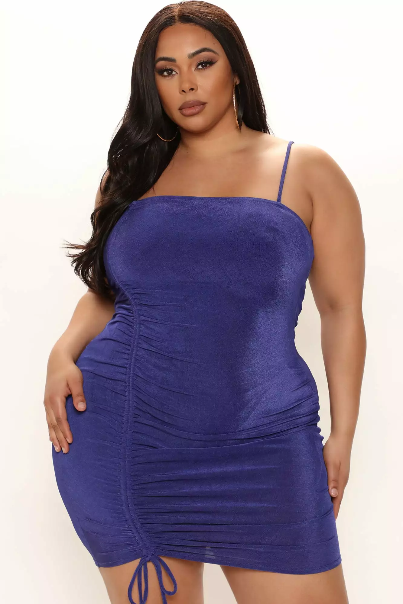 Fashion Nova Sistine Slinky Mini Dress - Blue 7 Fashion Nova Sistine Slinky Mini Dress - Blue - Image 5