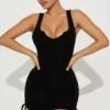 Fashion Nova Tara Ribbed Mini Dress - Black -Fashion Nova Sales 01 24 23Studio3 KS IM 14 29 50 48 HD18143 Black 4678 DG