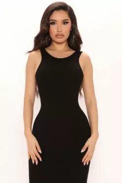 Fashion Nova Lana Low Back Snatched Dress - Black -Fashion Nova Sales 01 26 22Studio3 SN KP 13 40 06 56 D14316 Black 2588 EH
