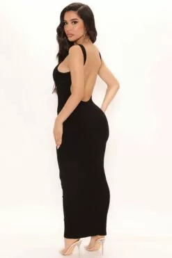 Fashion Nova Lana Low Back Snatched Dress - Black -Fashion Nova Sales 01 26 22Studio3 SN KP 13 40 45 56 D14316 Black 2594 EH