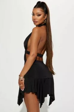 Fashion Nova Kora Mini Dress - Black -Fashion Nova Sales 01 27 23Studio2 KJ RL 11 22 30 7 WD14563 Black P 0945 DG