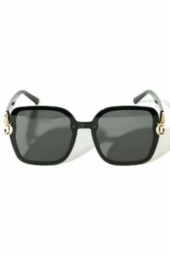Fashion Nova New Girl In Town Sunglasses - Black -Fashion Nova Sales 01 31 23Studio7 RT 09 32 00 7 LS22073 Black 0014 ES