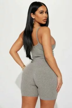 Fashion Nova Adriana Romper - Heather Grey -Fashion Nova Sales 02 02 23Studio3 KS CG 13 54 06 35 HP18120 HeatherGrey P 8353 EH