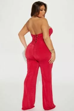 Fashion Nova Zinnia Slinky Jumpsuit - Red 13 Fashion Nova Zinnia Slinky Jumpsuit - Red -Fashion Nova Sales 02 03 23Studio4 KS CG 11 15 53 3 KSJ5297 Red 7245 PLUS SG