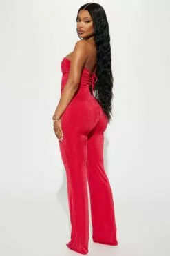 Fashion Nova Zinnia Slinky Jumpsuit - Red 10 Fashion Nova Zinnia Slinky Jumpsuit - Red -Fashion Nova Sales 02 04 23Studio2 KJ RL 12 54 18 49 KSJ5297 Red 0017 SG