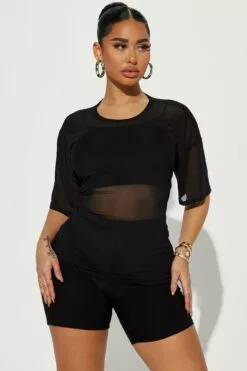 Fashion Nova Clear Days 3 Piece Biker Short Set - Black 10 Fashion Nova Clear Days 3 Piece Biker Short Set - Black -Fashion Nova Sales 02 07 23Studio4 KF IM 13 36 52 55 HKTTP22236 Black R 10557 EH