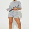 Fashion Nova Vibe Check Short Set - Heather Grey -Fashion Nova Sales 02 07 23Studio4 KF IM 14 42 58 69 AS1162 HeatherGrey 10734 SG