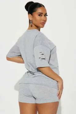 Fashion Nova Vibe Check Short Set - Heather Grey -Fashion Nova Sales 02 07 23Studio4 KF IM 14 43 27 69 AS1162 HeatherGrey 10741 SG