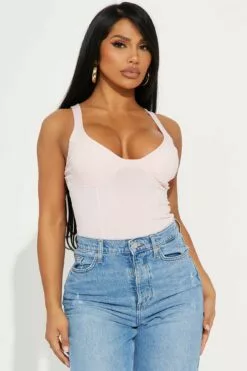 Fashion Nova Perfect Everyday Vibe Bodysuit - Pink -Fashion Nova Sales 02 07 23Studio6 ID AP 15 06 47 51 TGI5840 Pink P 4106 JB
