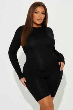 Fashion Nova Alohi Romper - Black -Fashion Nova Sales 02 07 23Studio7 KS CG 15 15 22 58 AP9213 Black 6792 PLUS MP