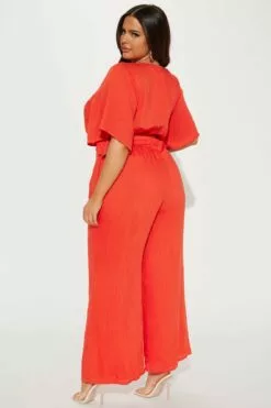 Fashion Nova Lori Linen Jumpsuit - Orange 13 Fashion Nova Lori Linen Jumpsuit - Orange -Fashion Nova Sales 02 08 23Studio4 TH DJ 11 20 22 24 HF23E919 Orange 11325 PLUS MR