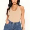 Fashion Nova The New You Halter Top - Khaki 1 Fashion Nova The New You Halter Top - Khaki -Fashion Nova Sales 02 09 22Studio1 KJ AC 14 37 27 51 ZDRT40502 Khaki 2586 KL
