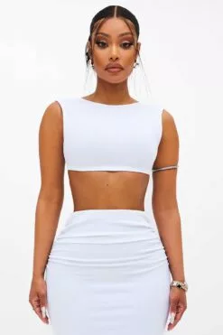Fashion Nova Melissa Snatched Top - White