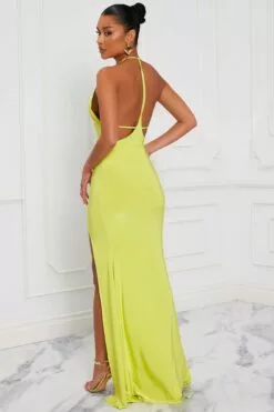 Fashion Nova Lulu Maxi Dress - Lime -Fashion Nova Sales 02 09 23Studio7 TH IM 14 03 04 59 D8265 Lime 0725 SG