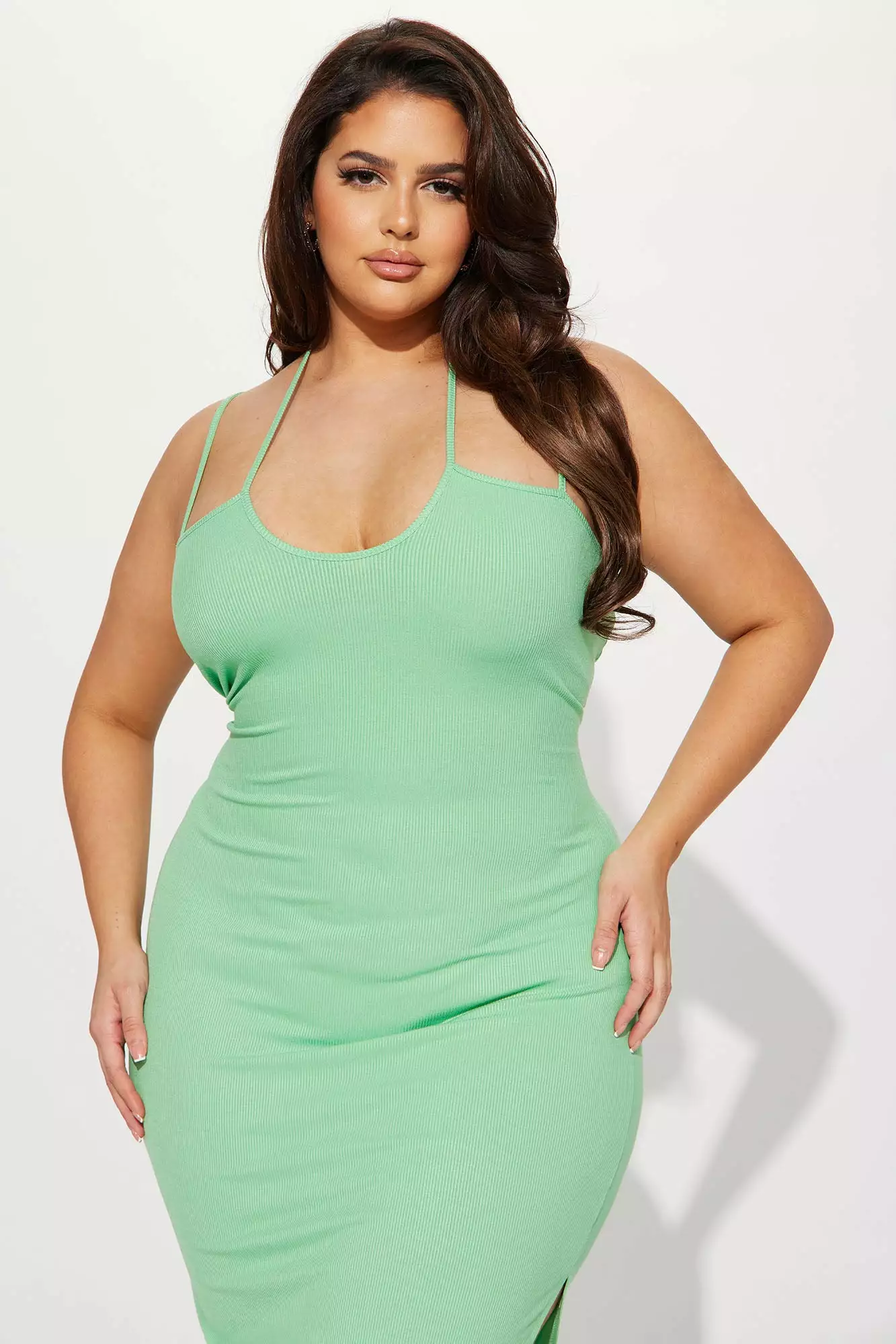 Fashion Nova Brielle Halter Midi Dress - Mint 7 Fashion Nova Brielle Halter Midi Dress - Mint - Image 5