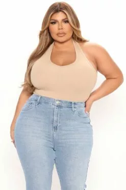 Fashion Nova The New You Halter Top - Khaki 14 Fashion Nova The New You Halter Top - Khaki -Fashion Nova Sales 02 15 22Studio1 EF LT 14 35 50 48 ZDRT40502 Khaki 0763 PLUS KS