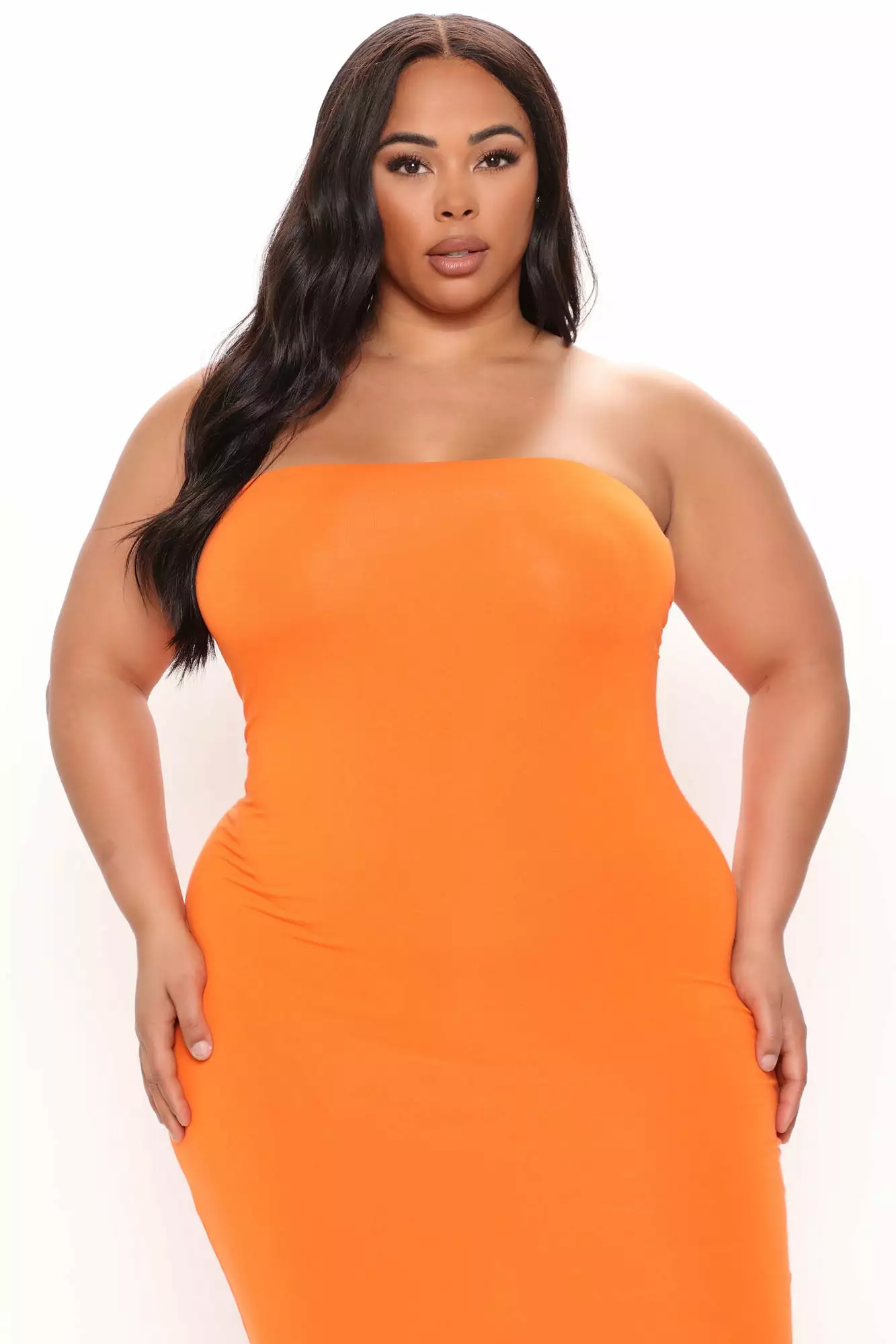 Fashion Nova Rhianna Tube Dress - Orange - Image 6
