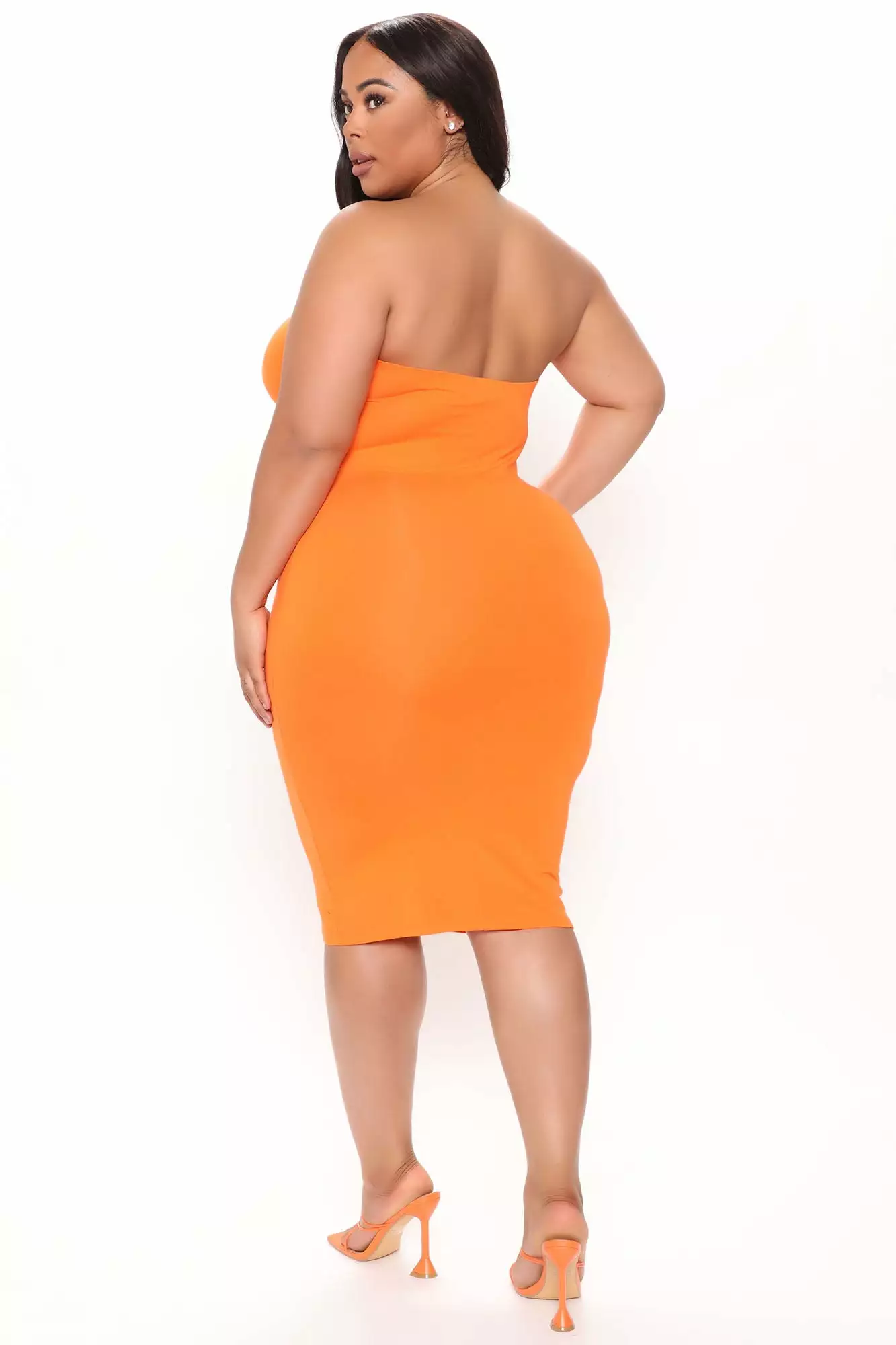 Fashion Nova Rhianna Tube Dress - Orange - Image 7
