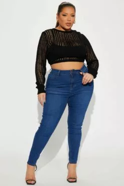 Fashion Nova Heading Out Crochet Open Back Sweater - Black 12 Fashion Nova Heading Out Crochet Open Back Sweater - Black -Fashion Nova Sales 02 15 23Studio4 KF AC 14 37 29 62 HF23F436 Black 17006 PLUS SG