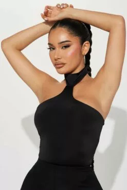 Fashion Nova Alexis Halter Bodysuit - Black -Fashion Nova Sales 02 17 23Studio3 HY KT 10 55 26 17 36832 Black 3406 MP