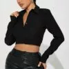 Fashion Nova Ebba Shirt - Black -Fashion Nova Sales 02 17 23Studio3 HY KT 11 06 55 20 ZDNV310008 Black 3452 MP