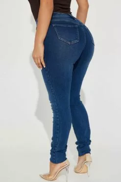 Fashion Nova Jet Lagged Mid Rise Stretch Skinny Jeans - Dark Wash -Fashion Nova Sales 02 17 23Studio3 KT RD 10 06 23 2 JN22120104 DarkWash 3225 MR