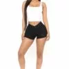 Fashion Nova All Eyes On You Denim Shorts - Black -Fashion Nova Sales 02 18 21Studio1 CE CP 14 26 31 31 UJK205S Black 3667 JK