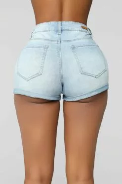 Fashion Nova Try To Keep Up Denim Shorts - Light Blue Wash 19 Fashion Nova Try To Keep Up Denim Shorts - Light Blue Wash -Fashion Nova Sales 02 19 19 Studio 1 DV 11 52 13 S321K LightBlueWash 0156 NT WG