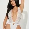 Fashion Nova Deep In Love Lace Teddy - White -Fashion Nova Sales 02 20 23Studio3 KS AC 13 06 18 38 5211800 White 4620 JB JB