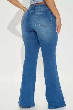 Fashion Nova Seeing Stars Stretch Embellished Flare Jeans - Indigo -Fashion Nova Sales 02 20 23Studio7 CB BD 15 22 20 33 FN1102INDIGO Indigo 7410 DG