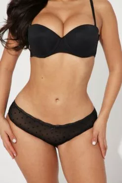 Fashion Nova Easy Lacey Days Hipster Panty - Black