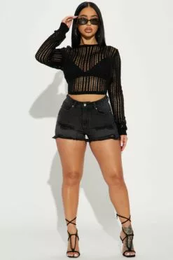 Fashion Nova Heading Out Crochet Open Back Sweater - Black 9 Fashion Nova Heading Out Crochet Open Back Sweater - Black -Fashion Nova Sales 02 21 23Studio4 ID IM 13 42 43 36 HF23F436 Black R 20132 DG