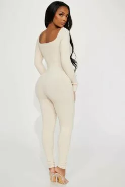 Fashion Nova Jocelyn Snatched Jumpsuit - Cream -Fashion Nova Sales 02 22 23Studio1 KS CG 15 04 16 37 JP2136FN Cream 0185 SG