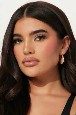 Fashion Nova You Better Come Hoop Earrings - Gold -Fashion Nova Sales 02 22 23Studio3 TA IM 14 42 00 91 76777E Gold 4451 SG