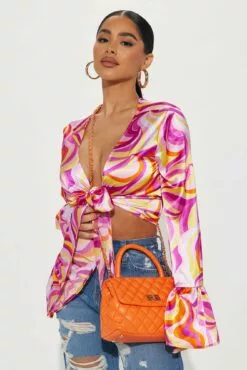 Fashion Nova Got My Mind Set Handbag - Orange