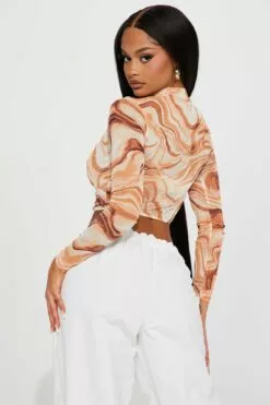 Fashion Nova In A Trance Mesh Top - Orange/combo 7 Fashion Nova In A Trance Mesh Top - Orange/combo -Fashion Nova Sales 02 23 23Studio1 ID IM 13 32 59 20 ST2392SR834 Orangecombo 5426 EH