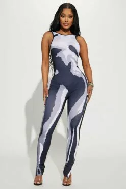 Fashion Nova Violeta Jumpsuit - Black