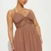 Fashion Nova Cindie Mini Dress - Brown -Fashion Nova Sales 02 23 23Studio4 TA CG 11 02 08 6 DE13OV530 Brown 21219 DQ