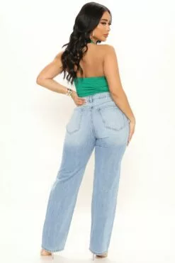 Fashion Nova The New Me Halter Top - Kelly Green -Fashion Nova Sales 02 24 22Studio1 MS AC 11 50 36 24 RT40502 KellyGreen 5870 PB