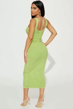 Fashion Nova Serendipity Mineral Wash Midi Dress - Green -Fashion Nova Sales 02 24 23Studio3 ID AC 10 22 02 11 GD3808 Green 7346 MR