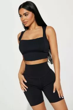 Fashion Nova Kenny Top - Black
