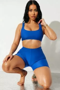 Fashion Nova Down To The Shore 2 Piece Bikini - Royal