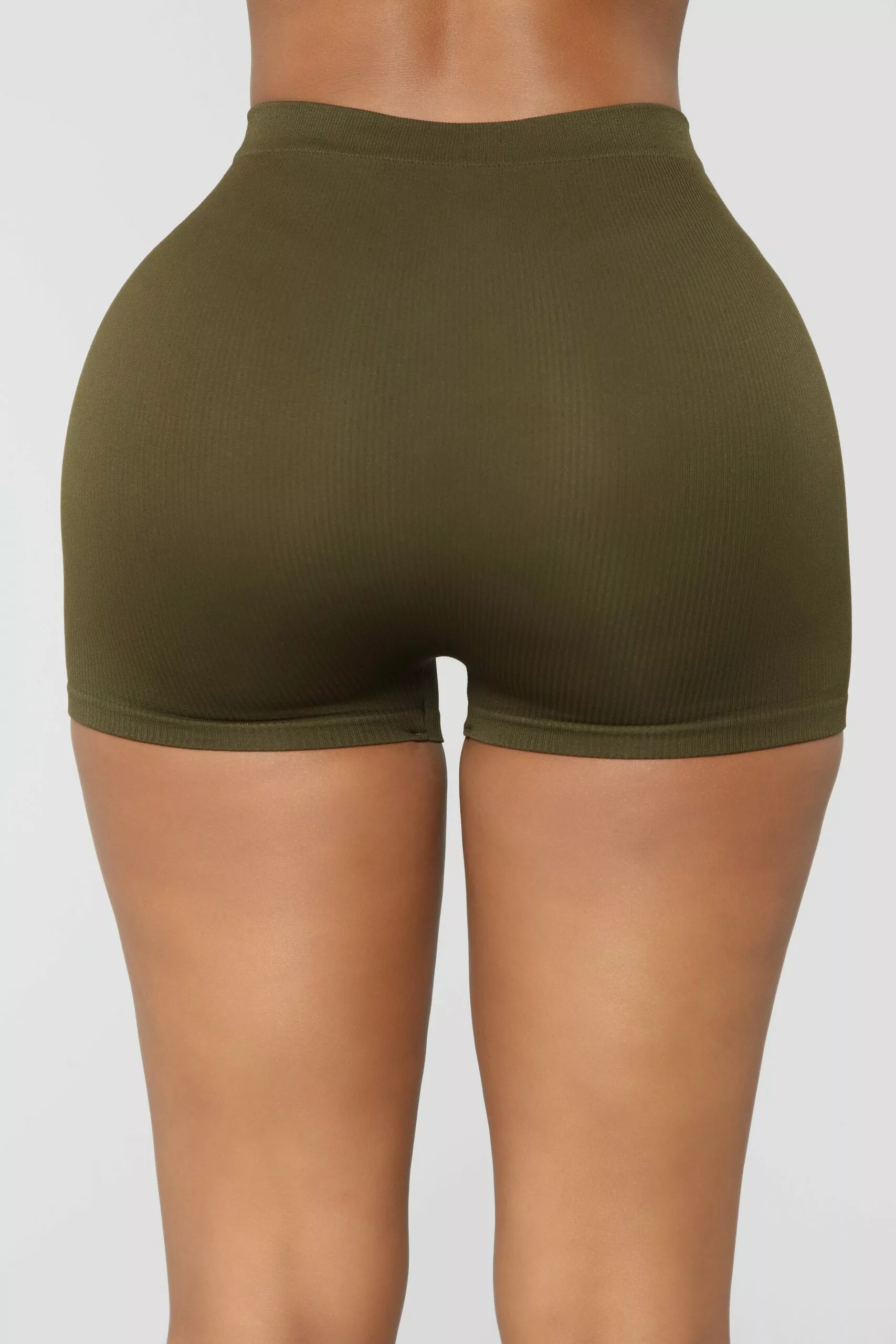 Fashion Nova Uncomplicated Seamless Shorts - Olive 8 Fashion Nova Uncomplicated Seamless Shorts - Olive - Image 6